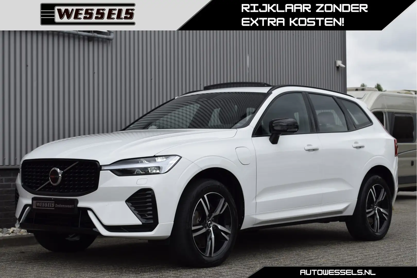 Volvo XC60 2.0 T6 Plug-in hybrid AWD R-Design Panorama, Harma Wit - 1