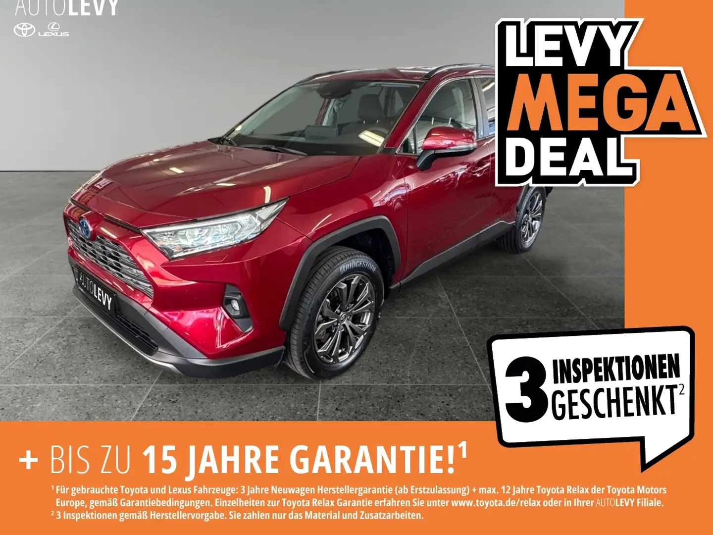 Toyota RAV 4 RAV4 Hybrid Team Deutschland *Navi* Roşu - 1