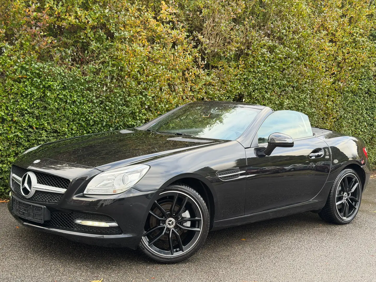 Mercedes-Benz SLK 200 BOÎTE AUTO+NAVI+CUIR+AIRSCARF+AIRCO+CRUISE Noir - 1
