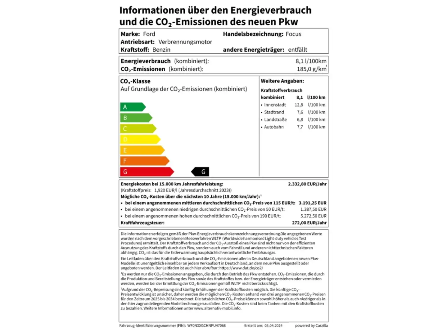 Ford Focus ST X 2.3 LED+Kamera+Navi+Keyless+iACC Білий - 2