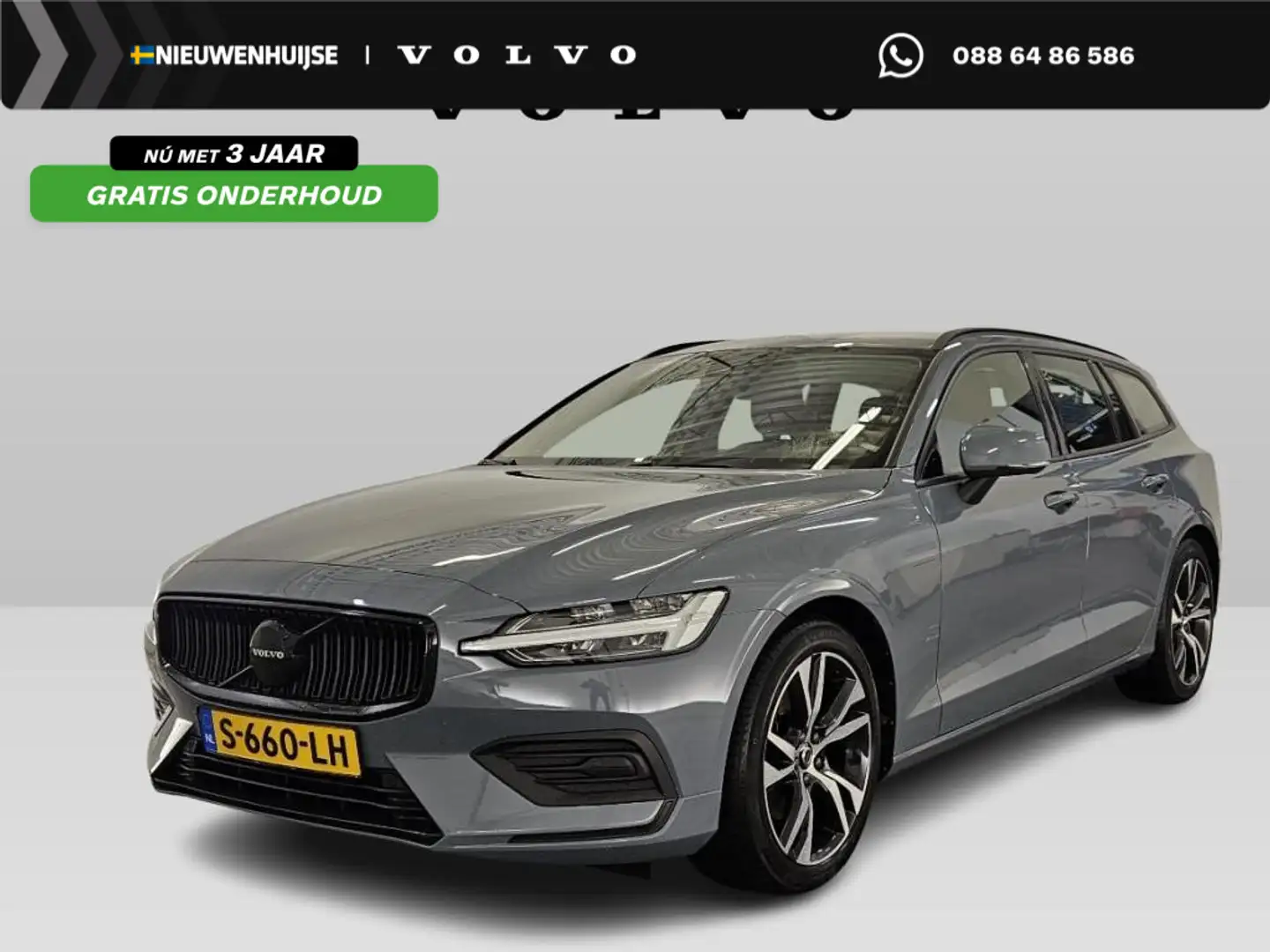 Volvo V60 2.0 B3 Essential | Trekhaak | Parkeersensoren voor Grijs - 1