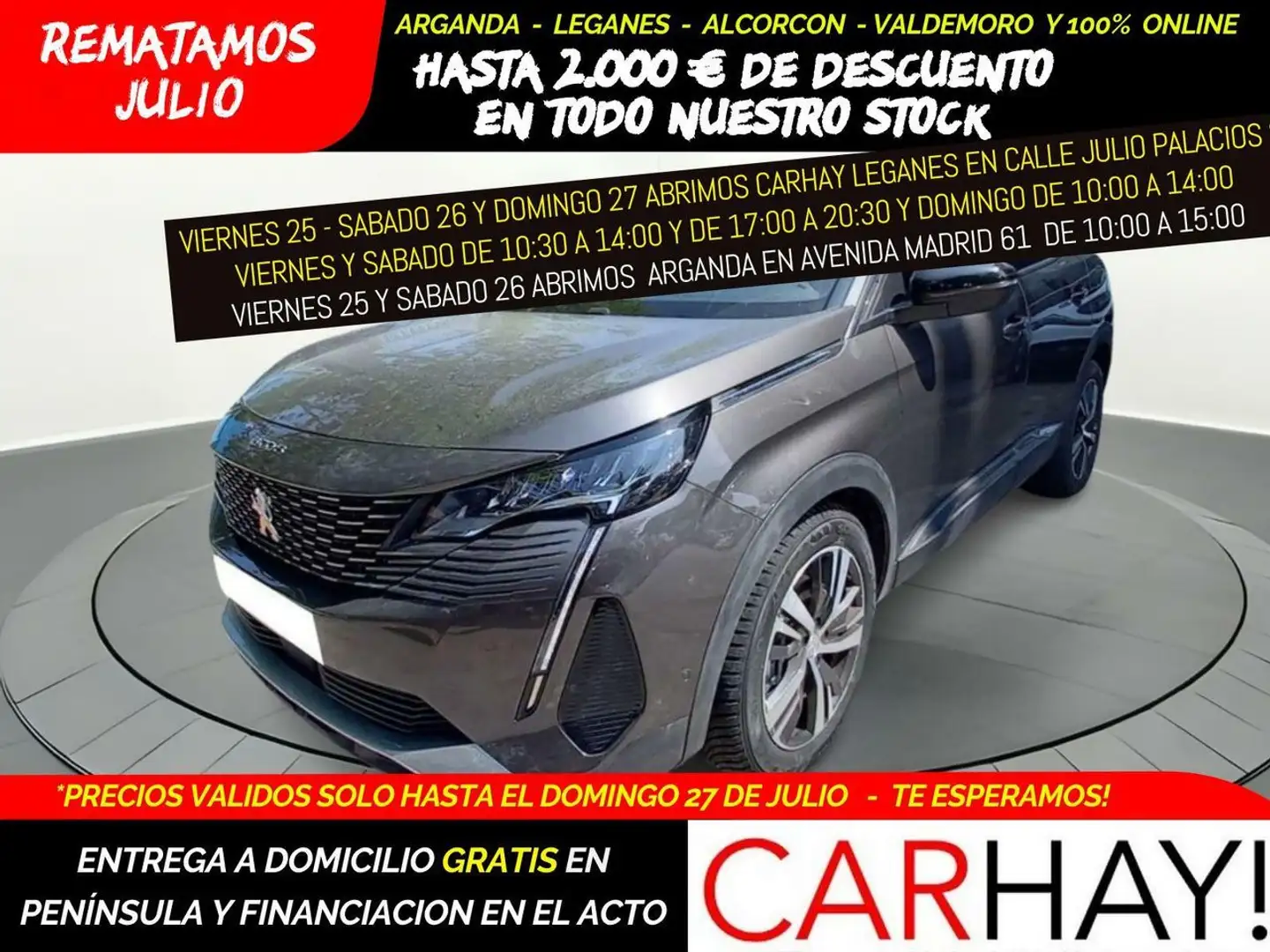 Peugeot 3008 HYBRID 225 ALLURE 1.6 PLUG-IN 225CV AT8 Grigio - 1