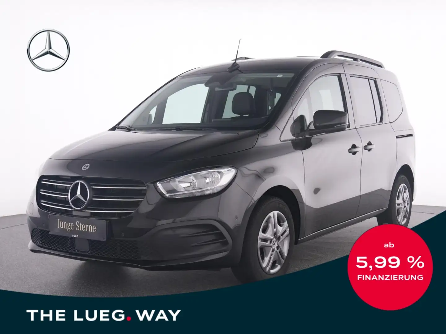 Mercedes-Benz T-Class T 160 Style+MBUX+Navigation+SHZ+DAB+ParkA+Kamera Schwarz - 1