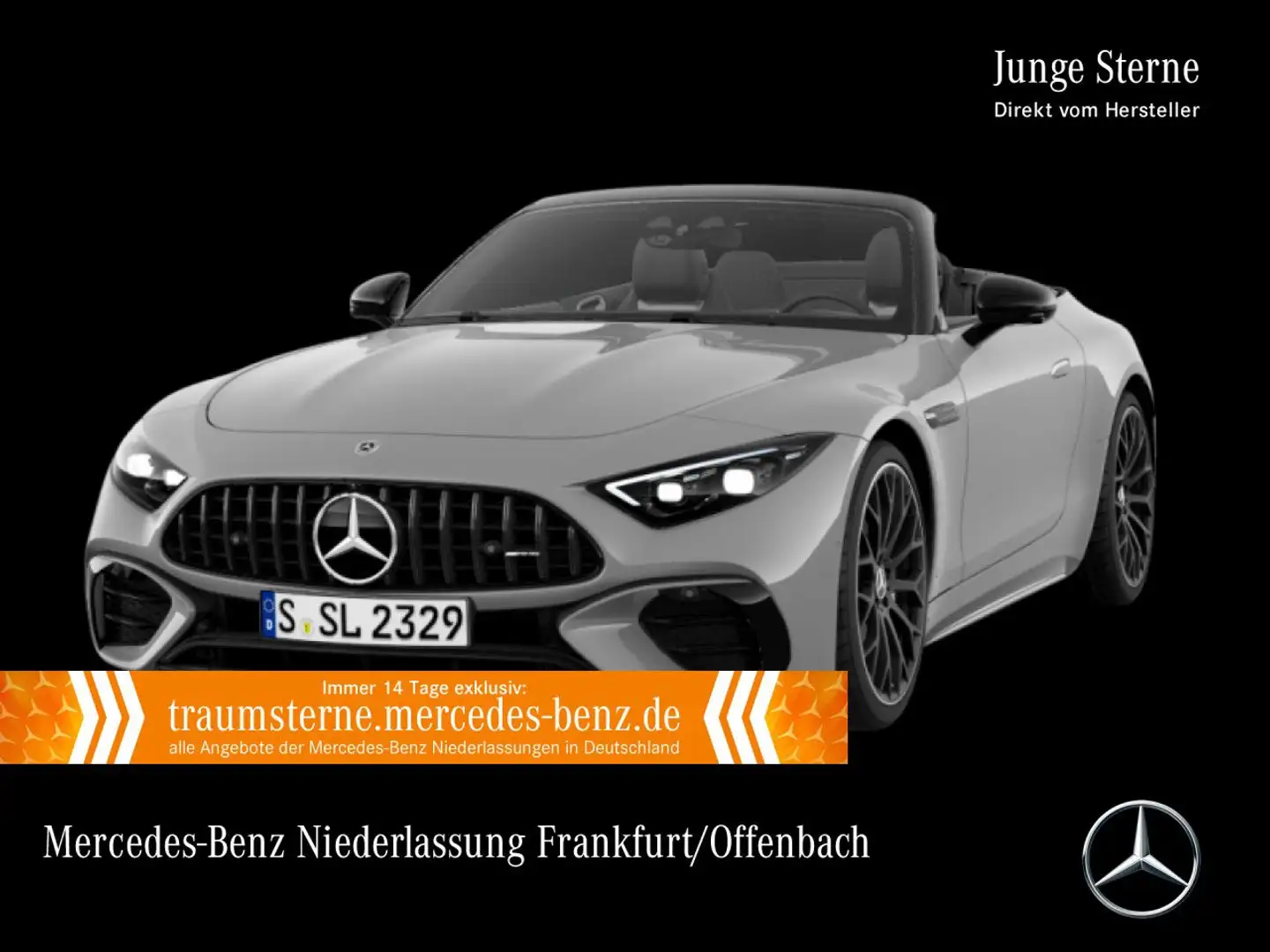 Mercedes-Benz SL 43 AMG Cab. Fahrass Nachtsicht WideScreen HUD Gri - 1
