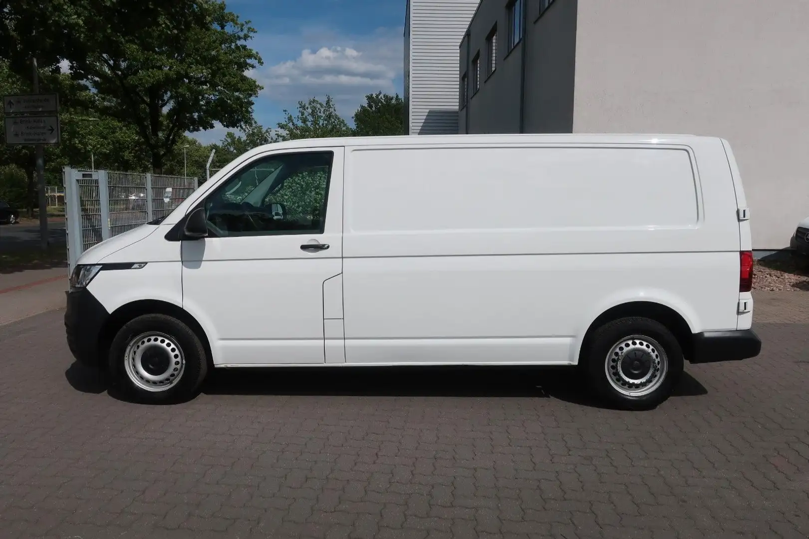 Volkswagen T6 Transporter T6.1 Transporter Kasten lang FWD / Klima / PDC Blanc - 2