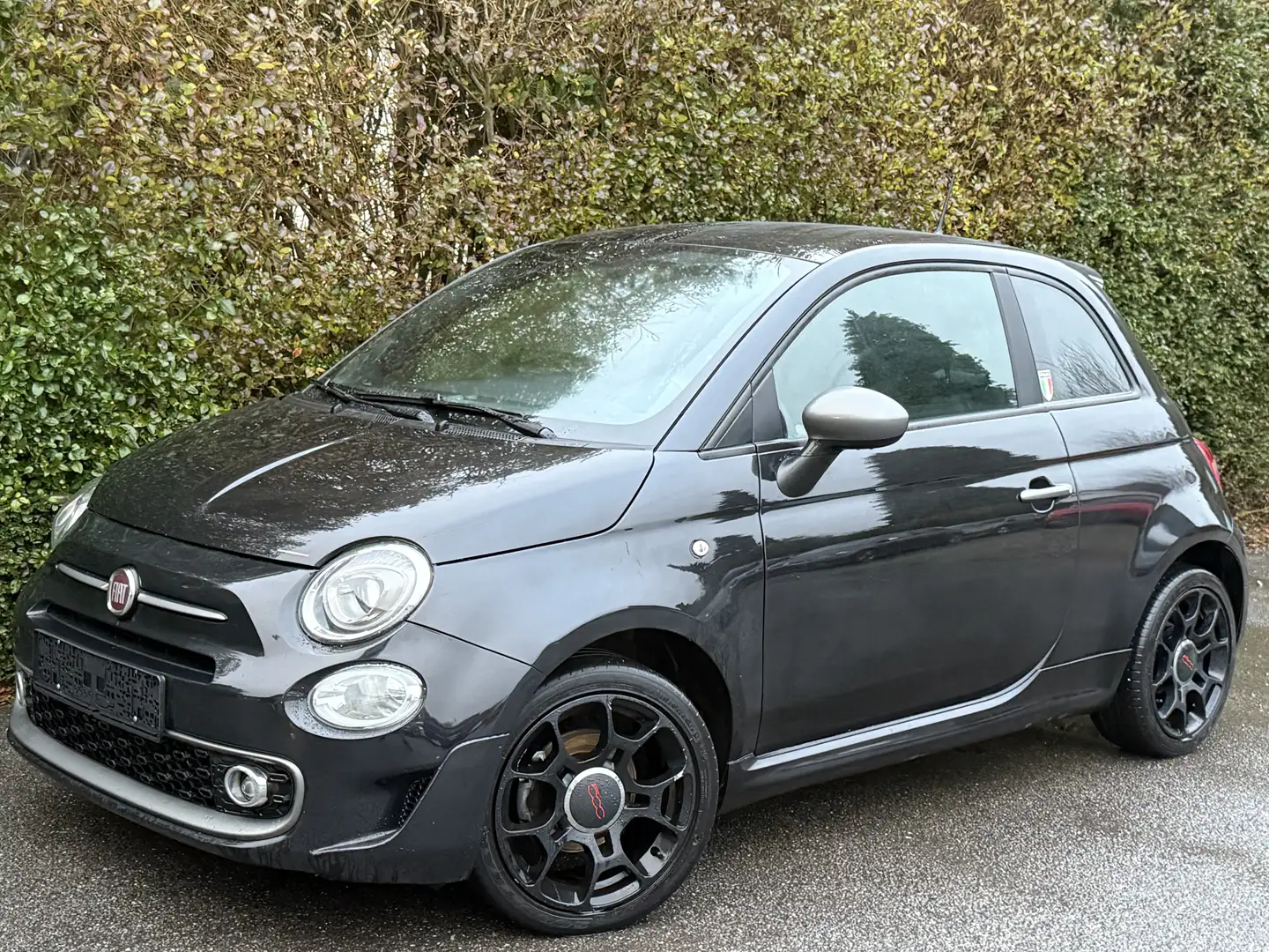 Fiat 500 1.2i Sport+CARPLAY+TOIT PANO+JANTES+EURO 6B Negro - 1