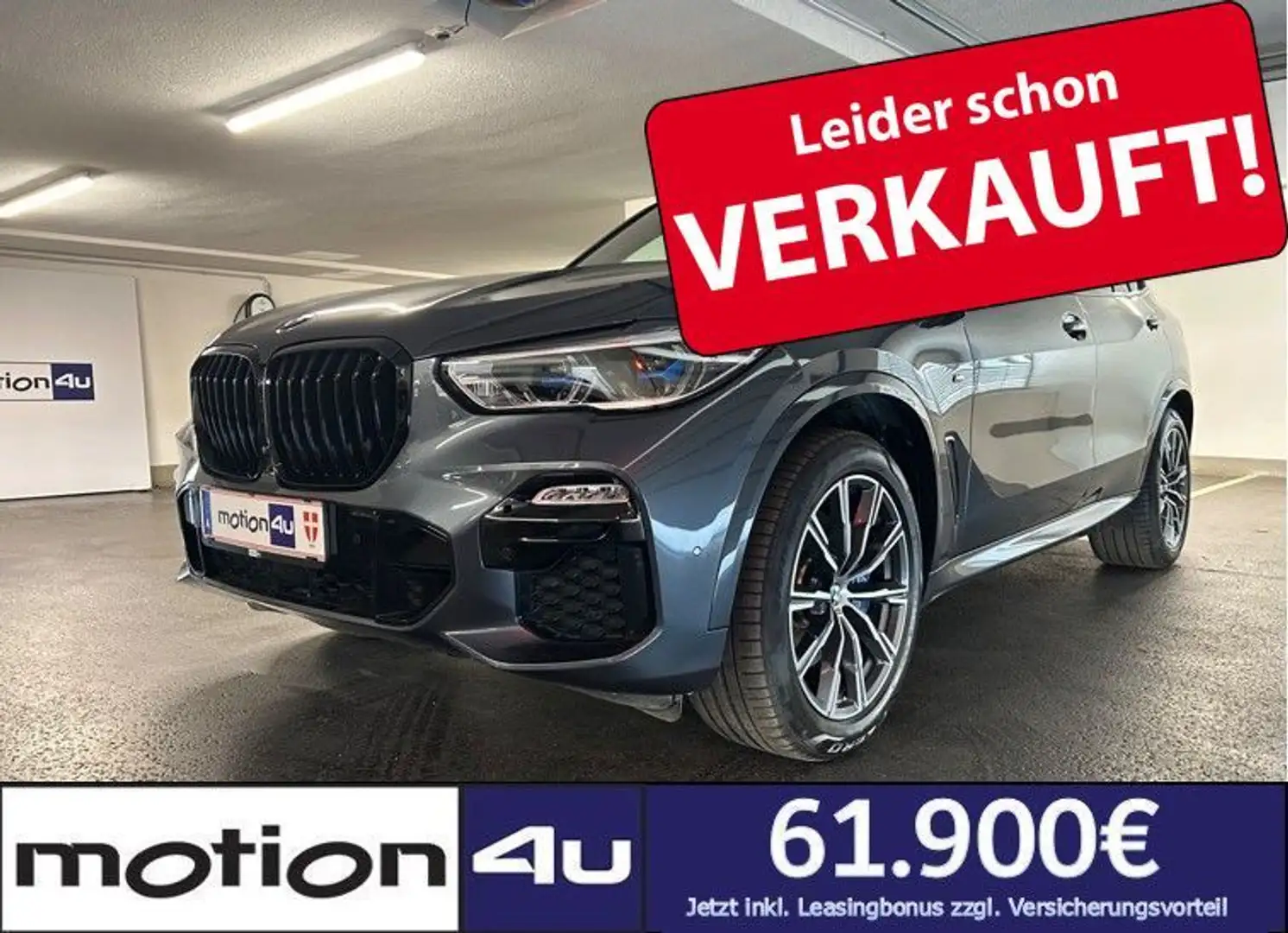 BMW X5 30xd M-Paket HUD LASER 360° AHK SHZ PP+ AG+ DAPro Grau - 1