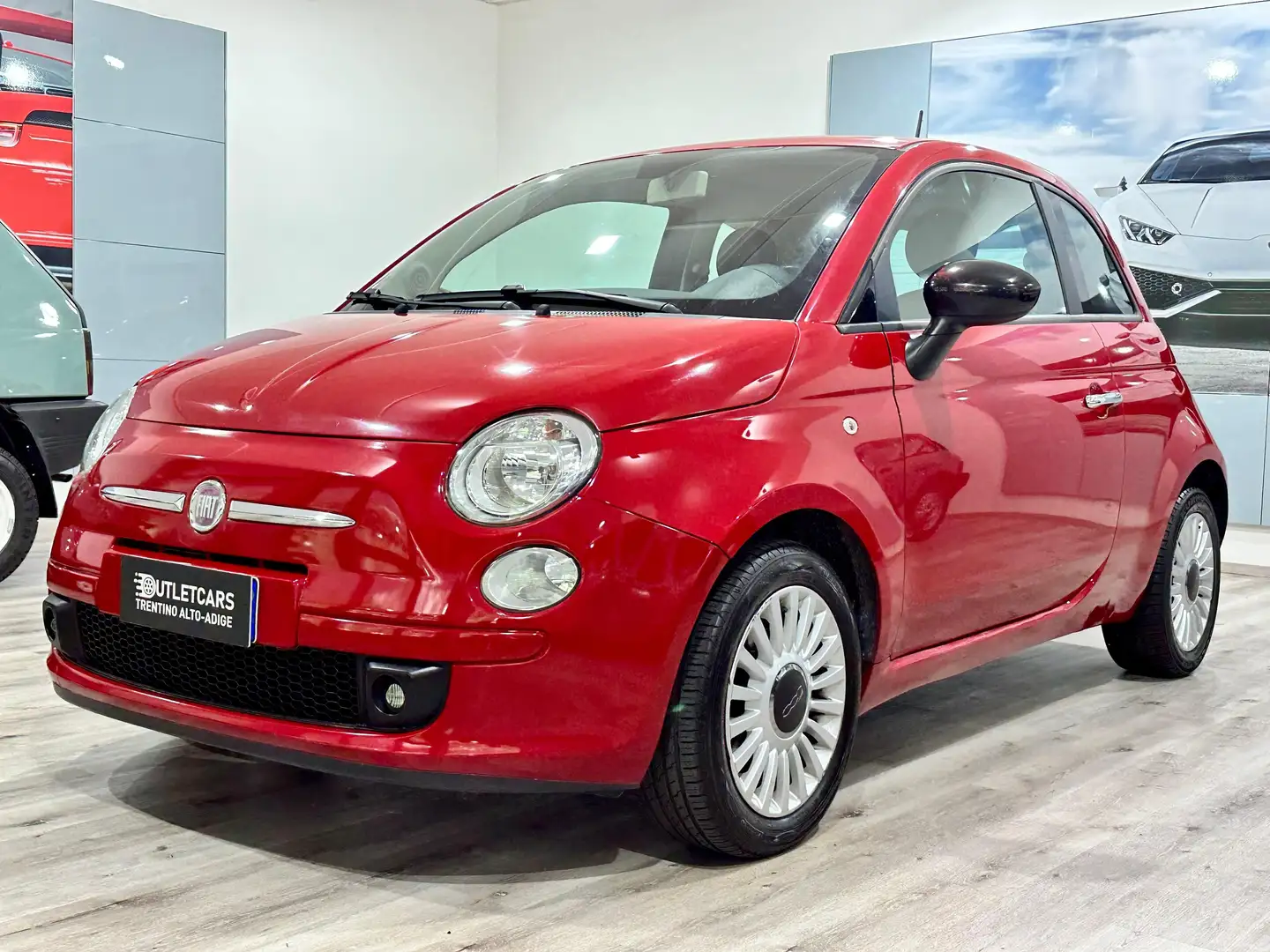 Fiat 500 500 1.2 Pop 69cv Euro6 90.000km 2014 neopatentati Rosso - 1