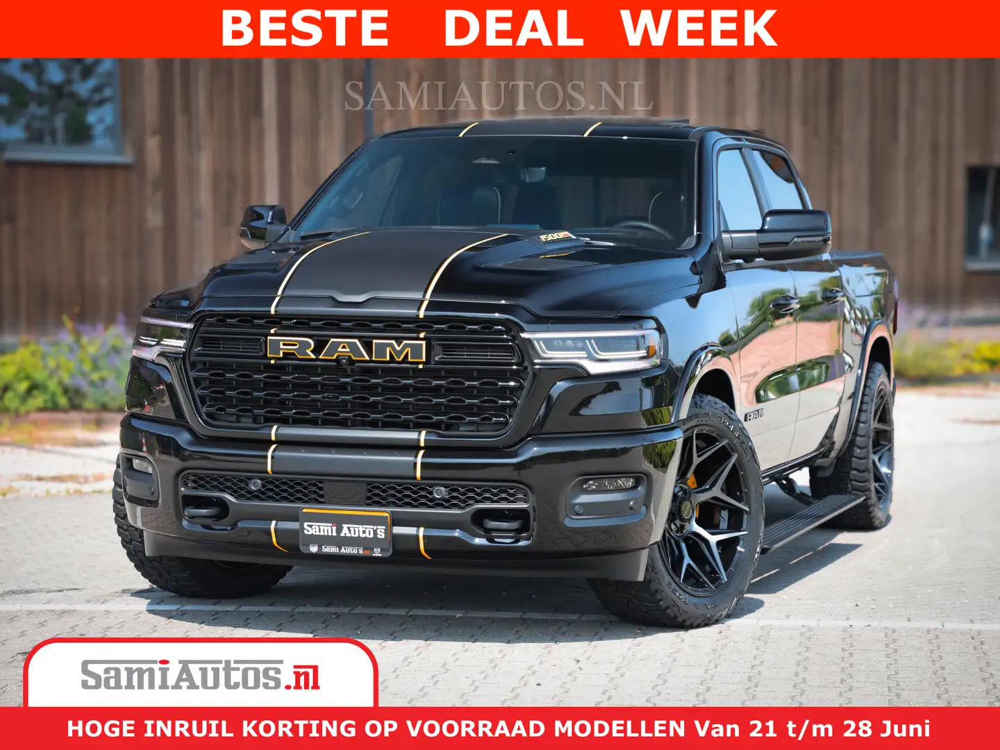 Dodge RAM 1500 Limited Night H.O 540HP 706Nm | Massage + Ful Noir - 1