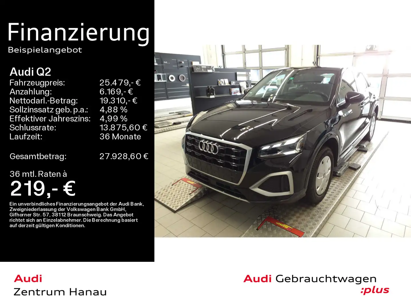 Audi Q2 35 TDI S tronic ADVANCED *NAVI*MATRIX*AHK*VC* Noir - 1