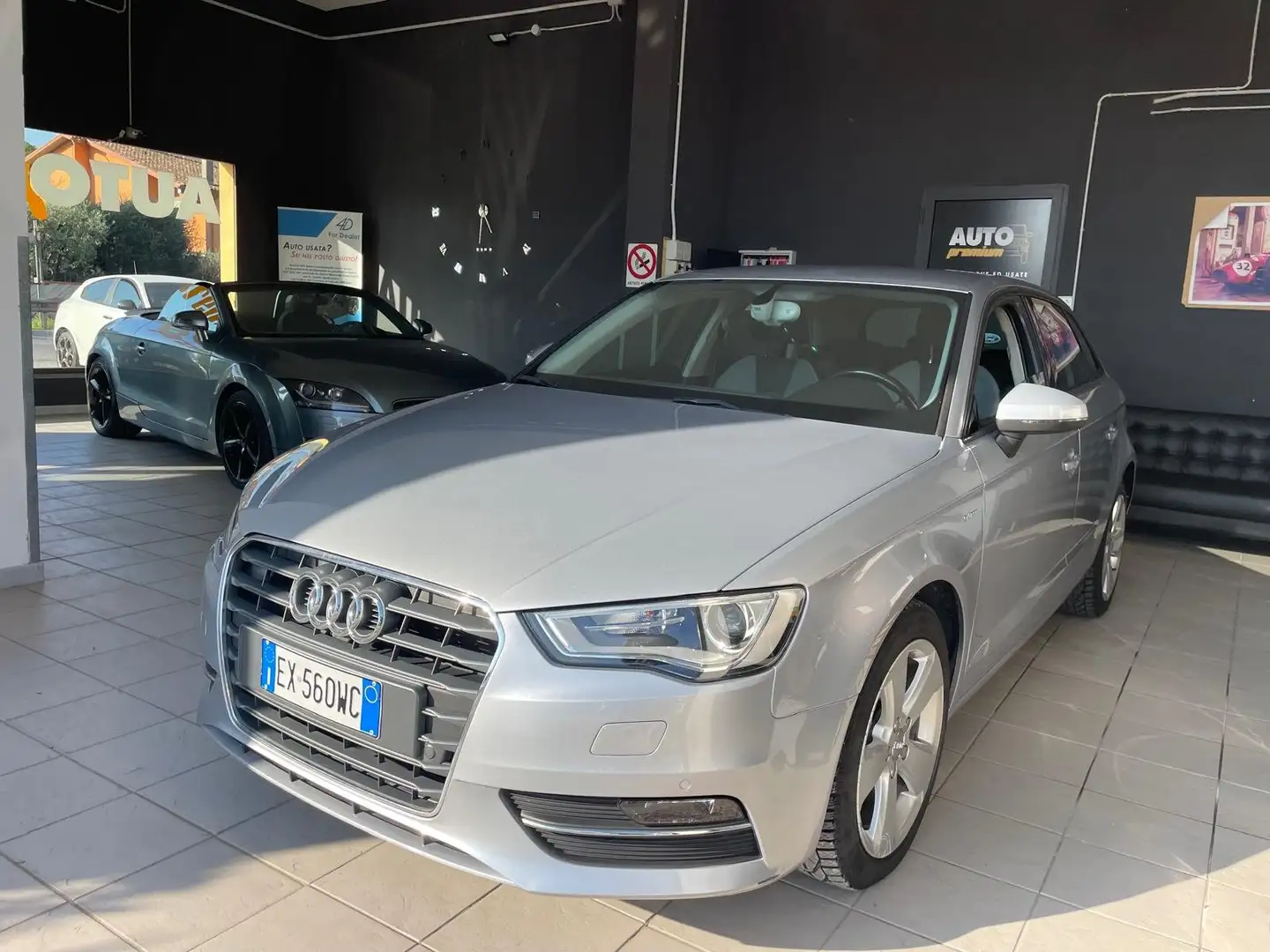 Audi A3 A3 Sportback 1.4 g-tron Ambition s-tronic Argento - 2
