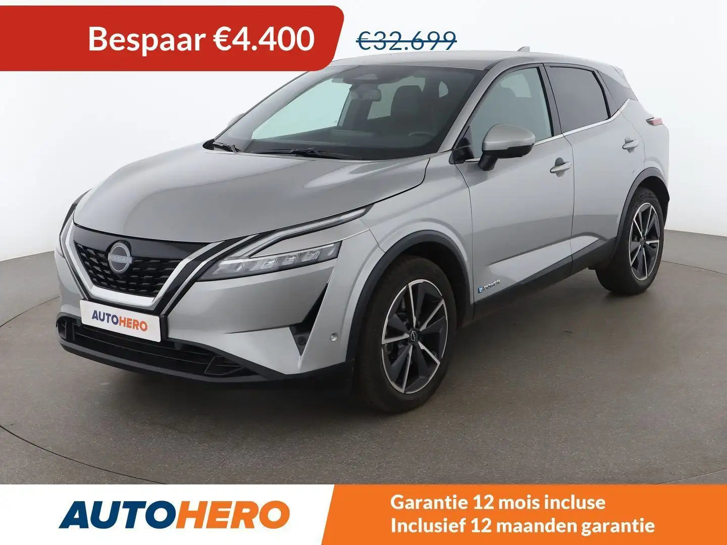 Nissan Qashqai 1.5 VC-T e-POWER Tekna Grijs - 1