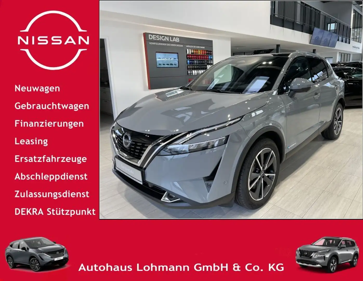 Nissan Qashqai 1.5 VC-T e-Power Tekna Design-Paket Grau - 1