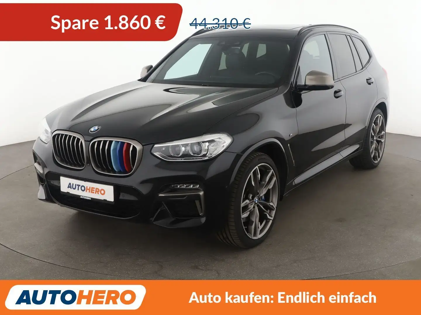 BMW X3 M40i Aut.*NAVI*HEAD-UP*LED*TEMPO*SHZ*HARMAN/KARDON Noir - 1