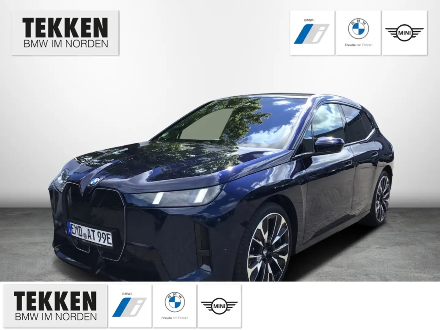 BMW iX xDrive60 M-Sport Pro Vollausstattung Blau - 1