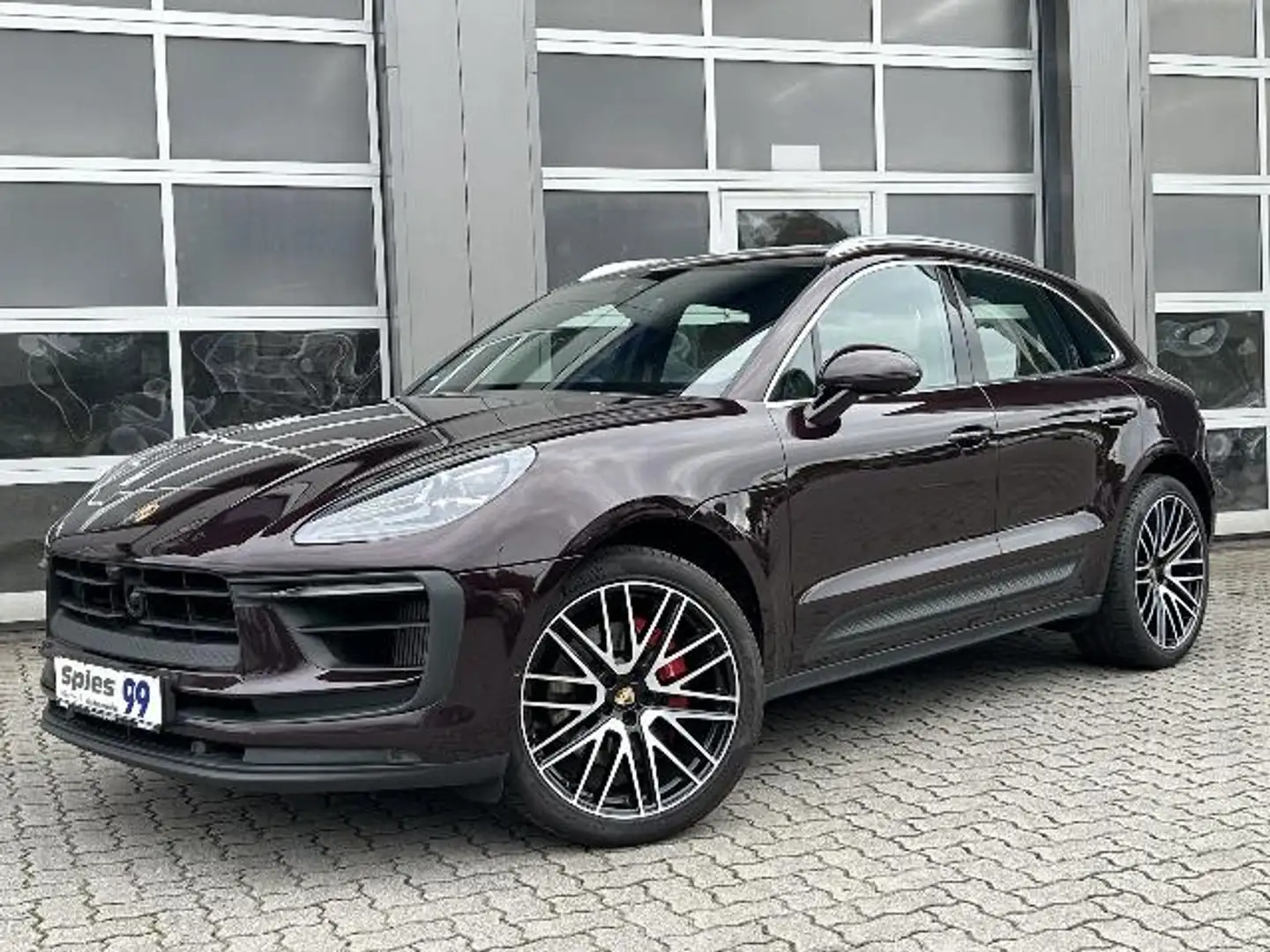Porsche Macan S-Luftfederung-Lederpaket-AHZ-ACC Rojo - 1