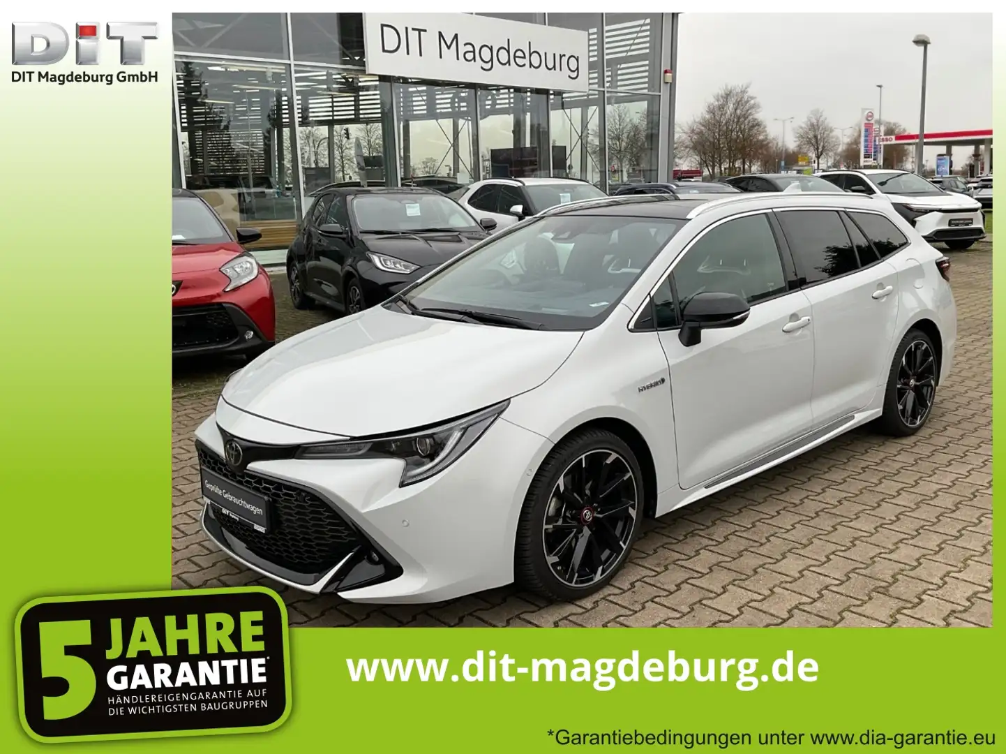 Toyota Corolla TS 2.0 GR Sport ACC+LED+Navi+Pano+SD+SHZ Grijs - 1
