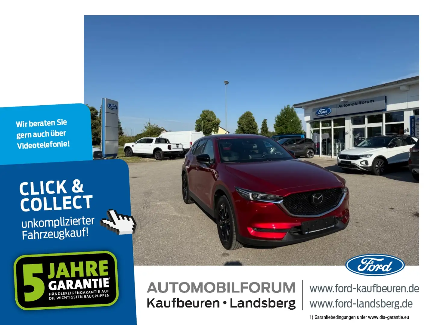 Mazda CX-5 2.5 SKYACTIV-G 194 LED AWD ACC bel.Sitze Rot - 1