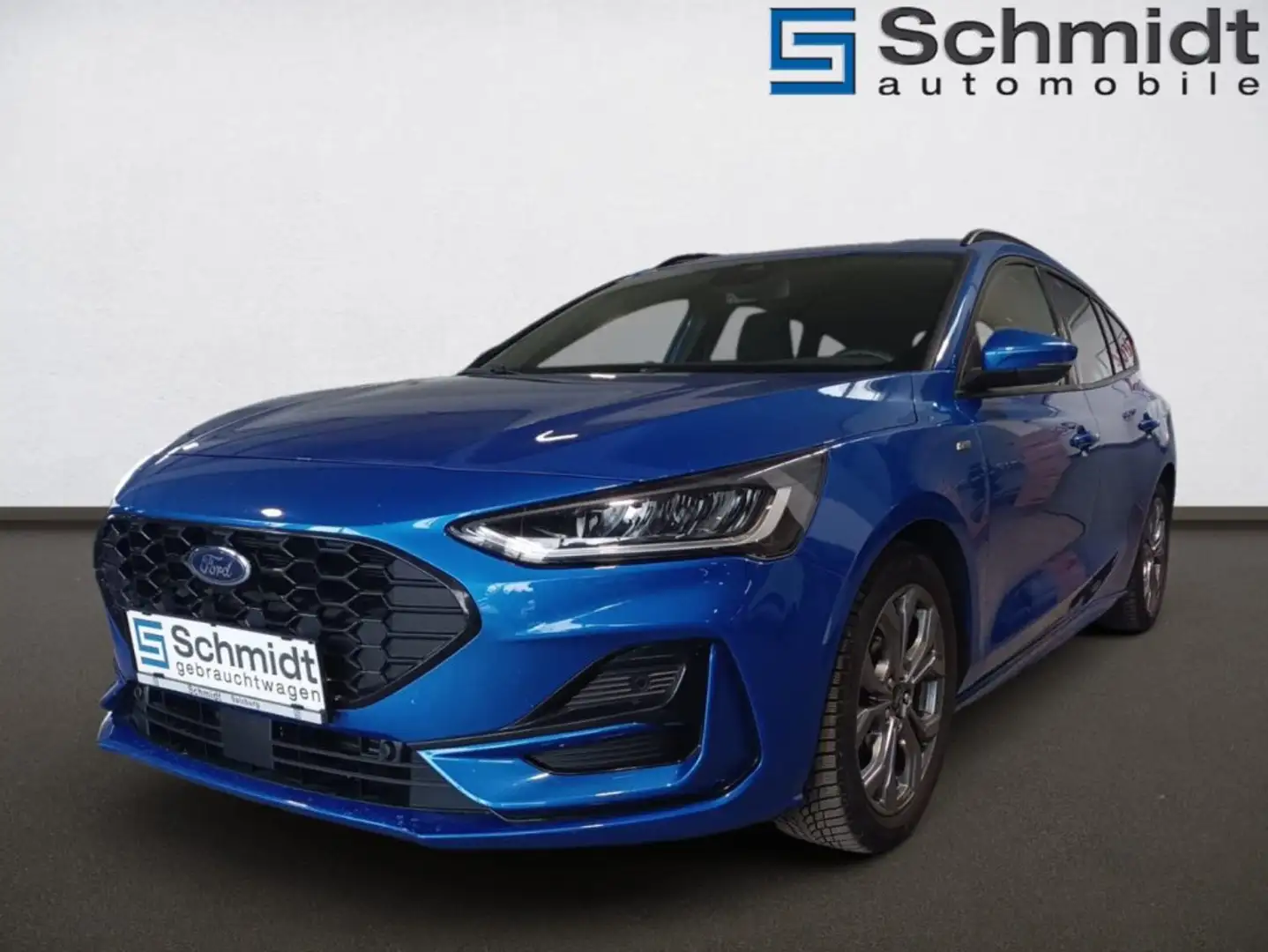 Ford Focus Turnier 1,0 EcoBoost Hybrid ST-Line Aut. mit AHK Blau - 1