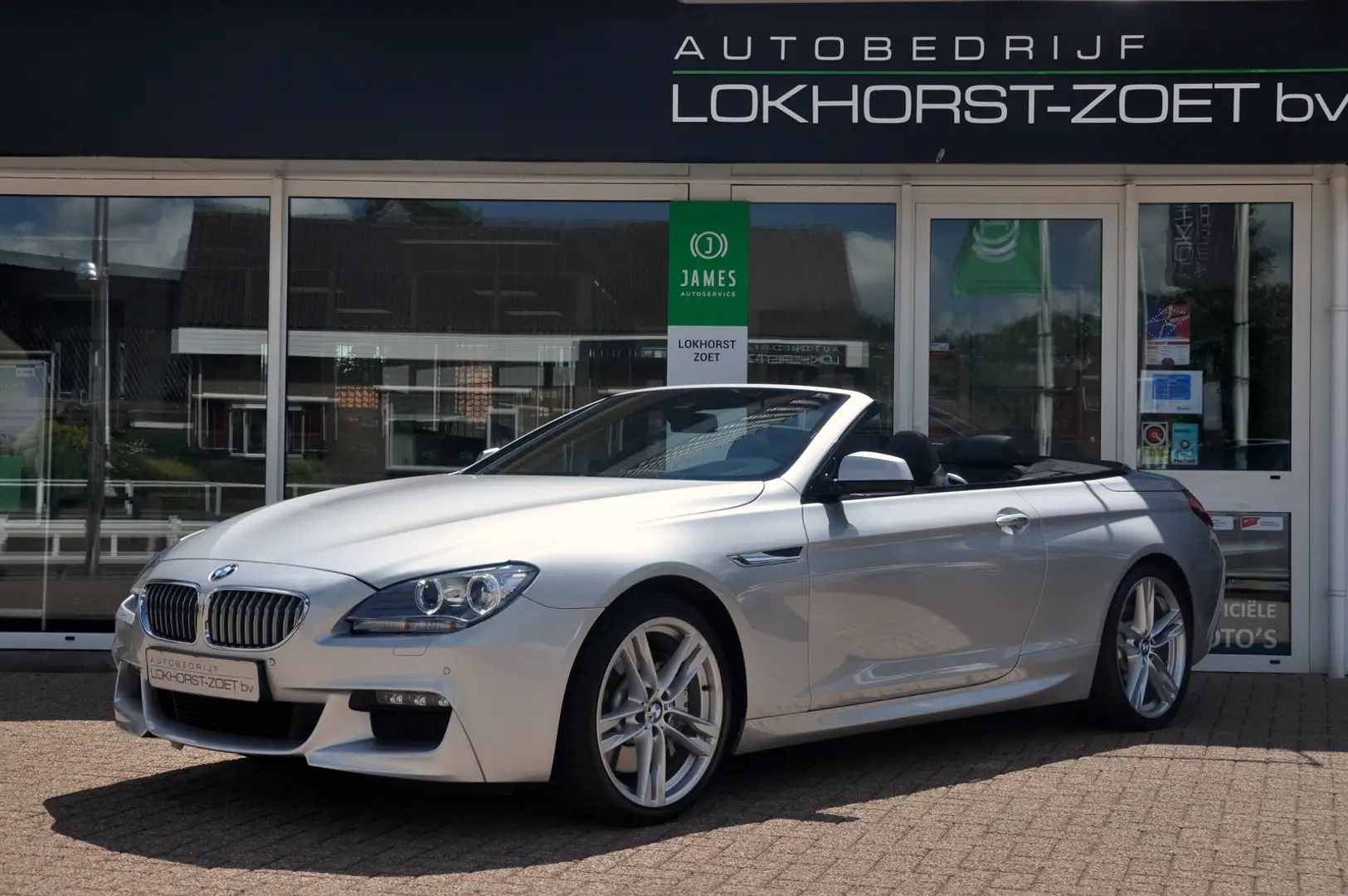 BMW 650 6-serie Cabrio 650i High Executive | Adaptive Driv Gris - 1