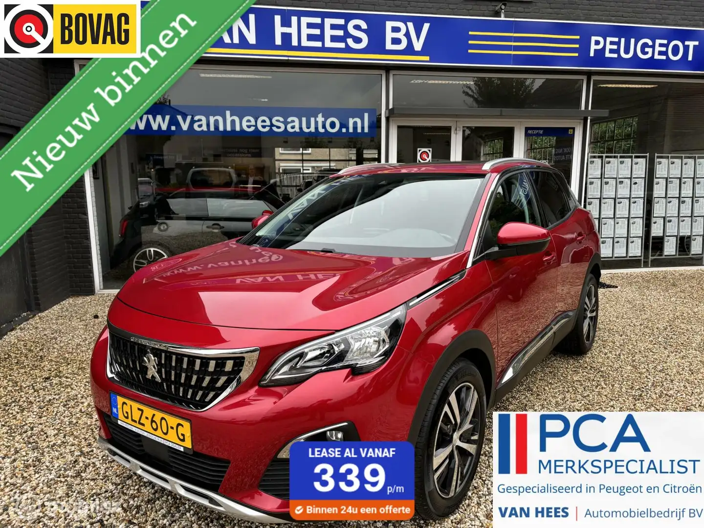Peugeot 3008 1.2 PureTech Allure EAT8 panoramaschuifdak|camera| Rouge - 1