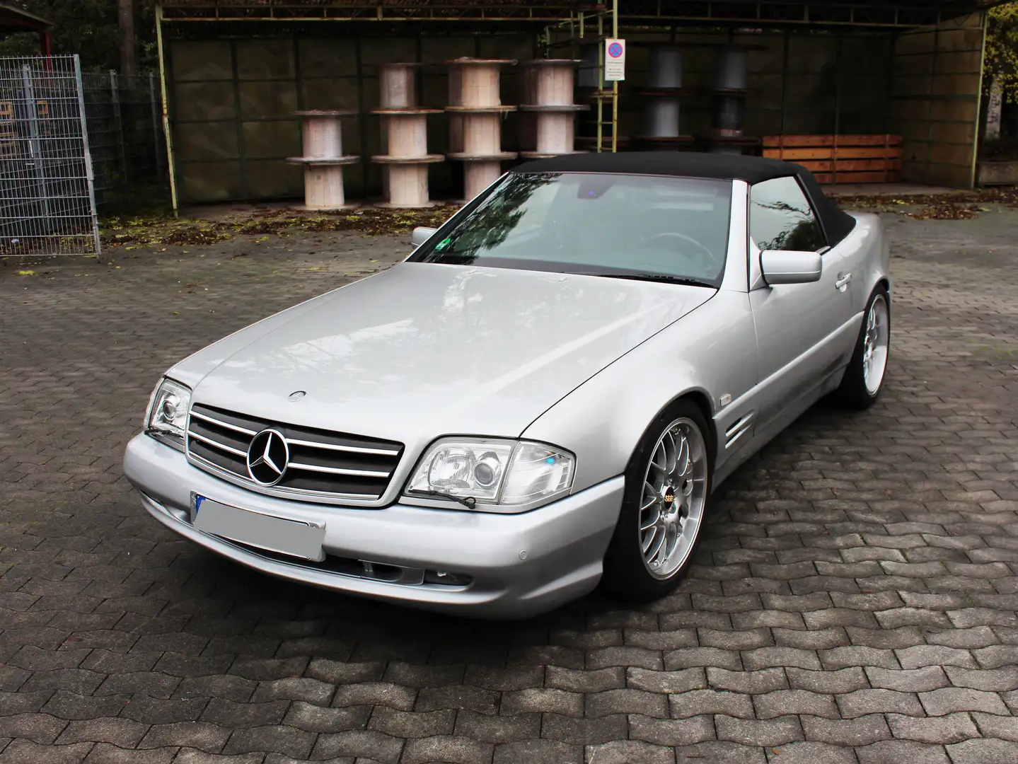 Mercedes-Benz SL 500 SL 500 5.0 V8 1. Hand, sehr gepflegt, Orig. 61 TKM Stříbrná - 1