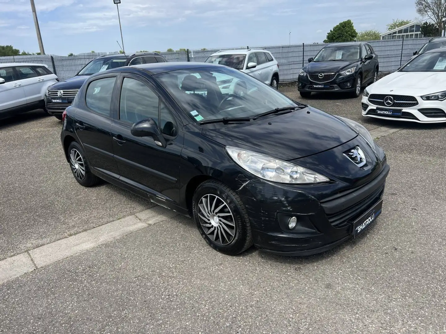 Peugeot 207 1.4 HDi 70ch 4cv 5Portes 5Places Clim CT OK / Carrosserie pas propre Nero - 2