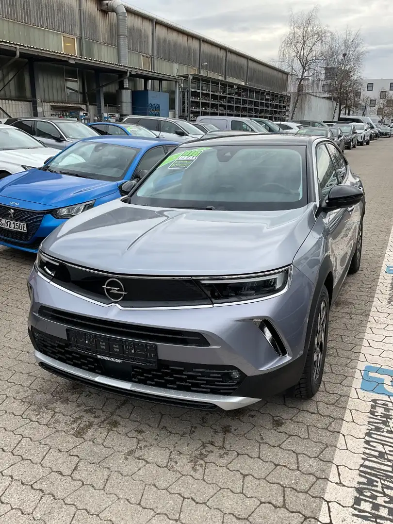 Opel Mokka-E Elegance FLA SpurH LM KAM LED KlimaA Silber - 1