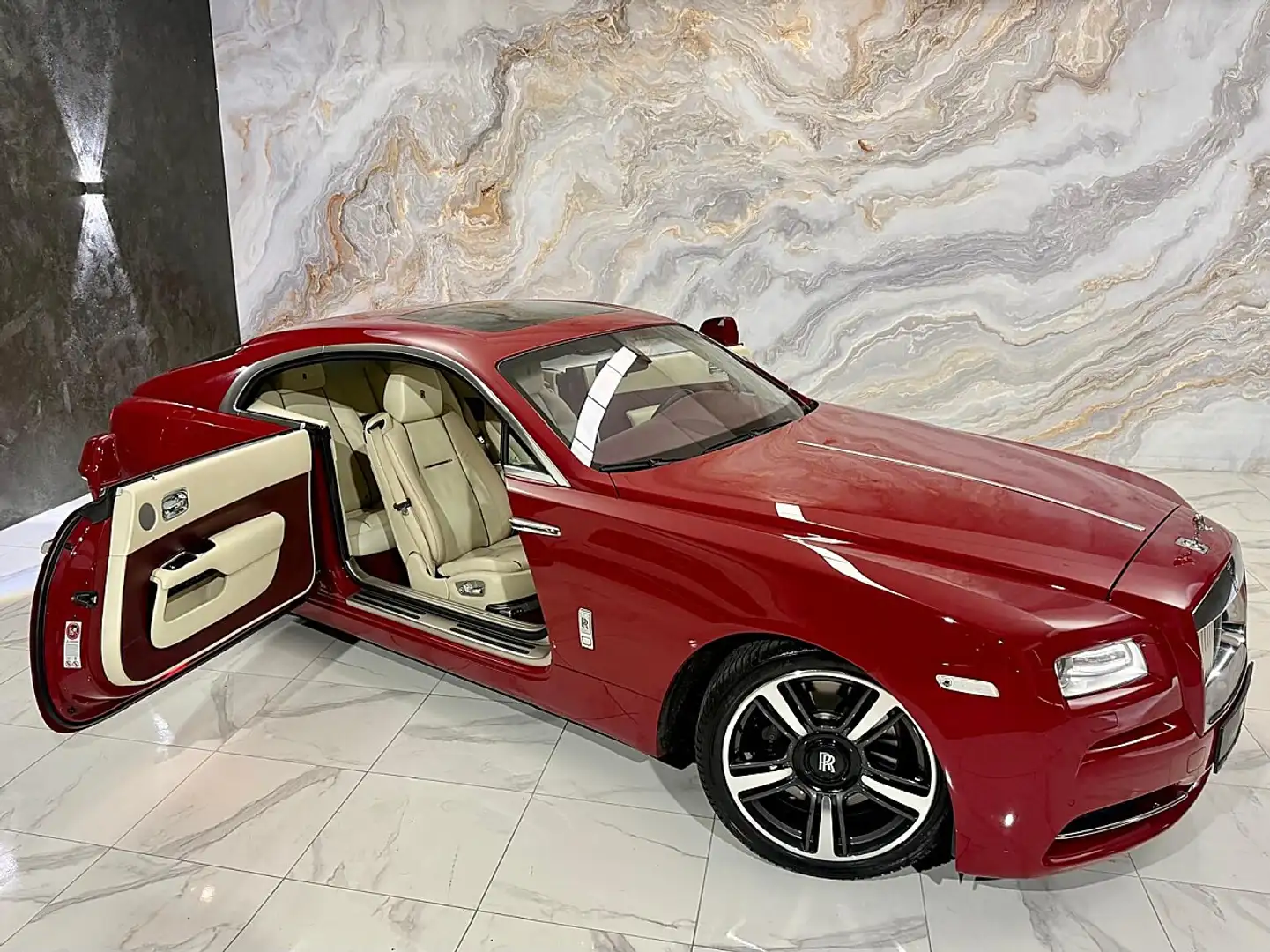 Rolls-Royce Wraith 6,6 V12 Twin Turbo 632PS / Sonderfarbe Ensign R... Rot - 2