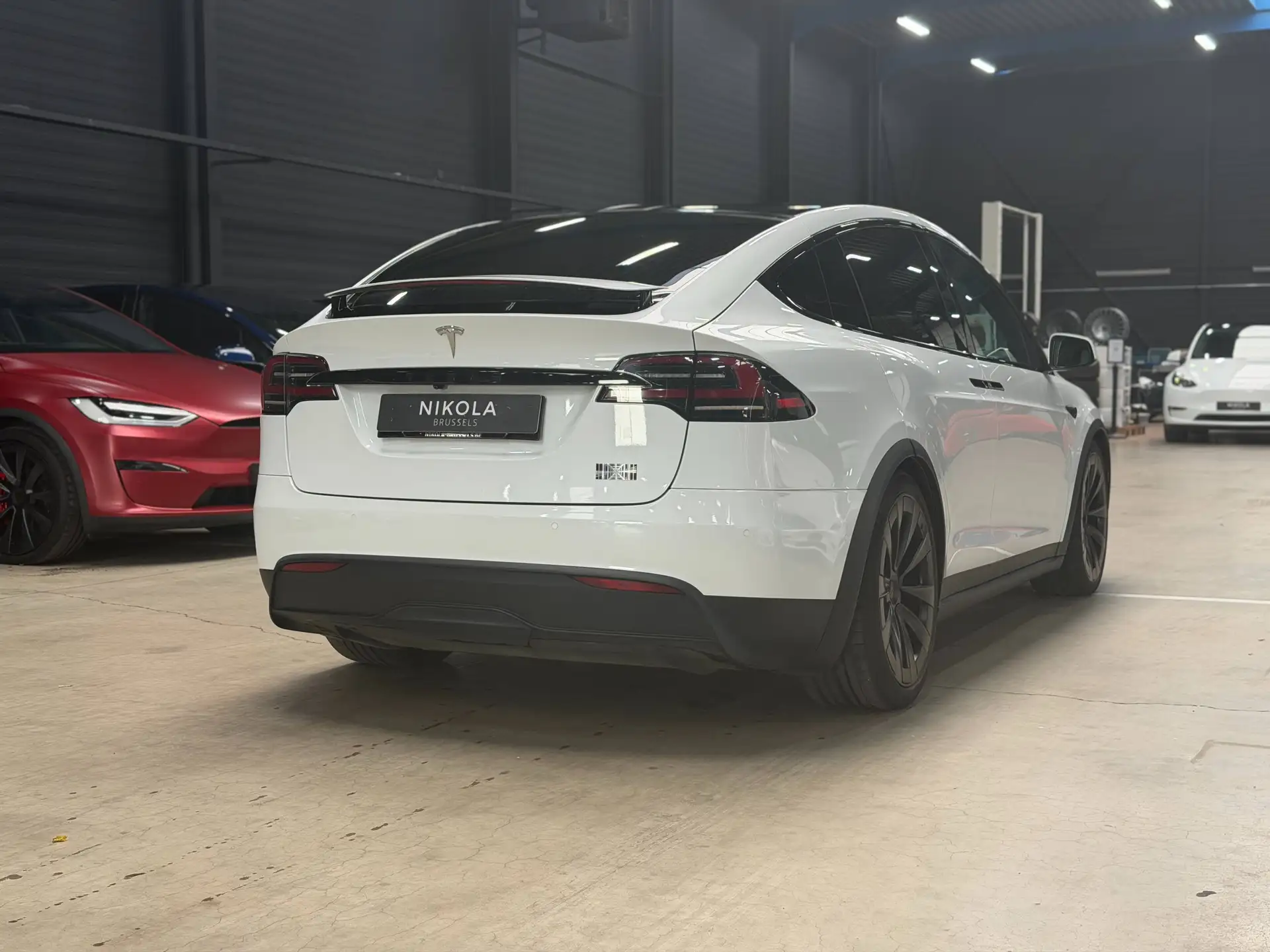 Tesla Model X E 750 kW 2023 흰색 사진 4