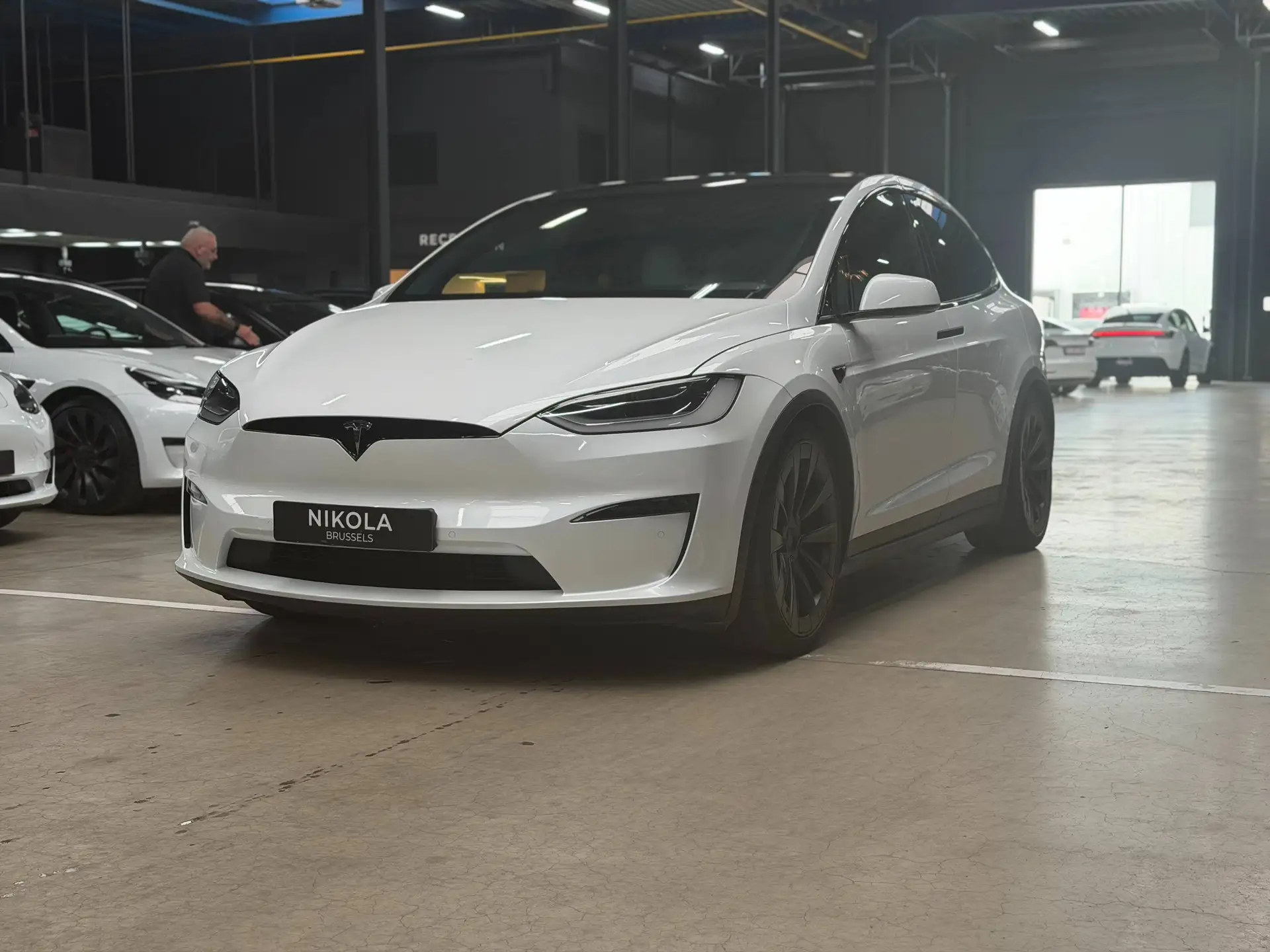 Tesla Model X E 750 kW 2023 흰색 사진 7