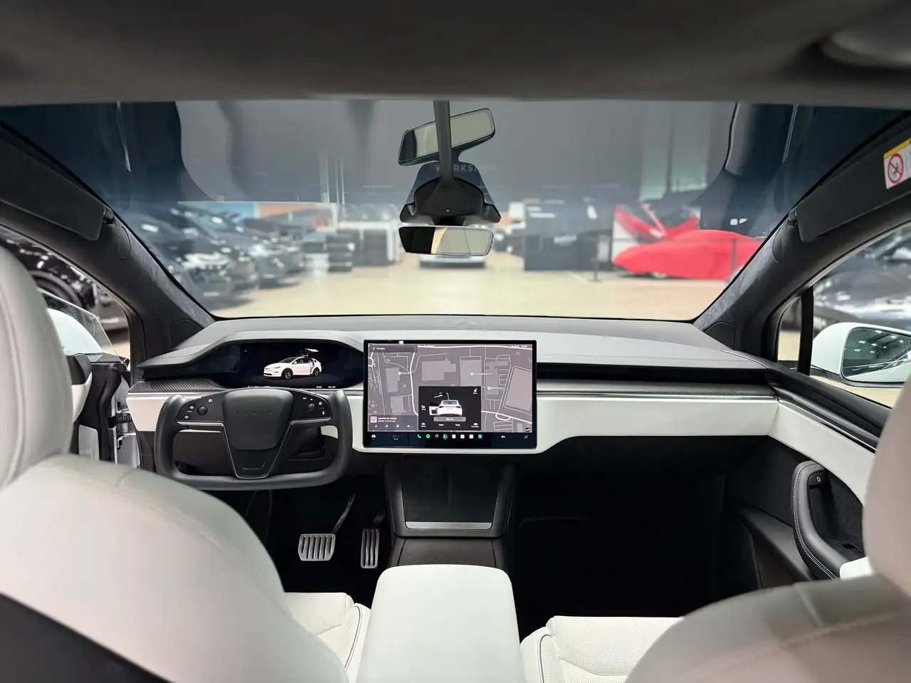 Tesla Model X PLAID AUTOPILOT 6 SEATS 1.020HP 22inch WHEELS, миниатюра 15