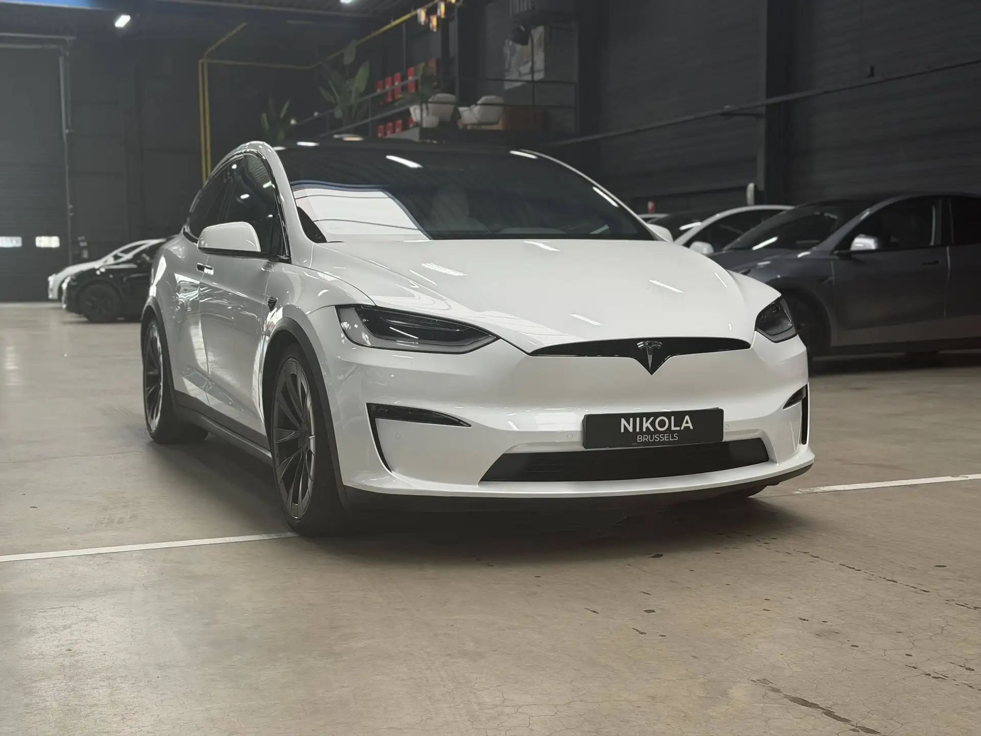 Tesla Model X E 750 kW 2023 흰색 사진 5