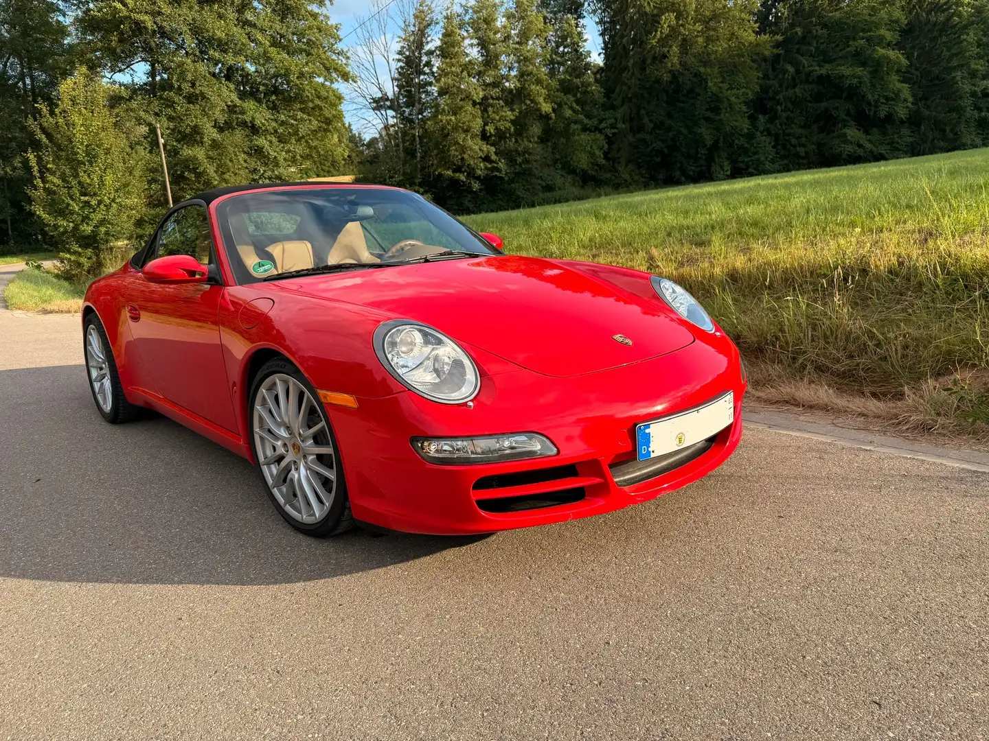 Porsche 997 911 Carrera S Cabriolet Červená - 1