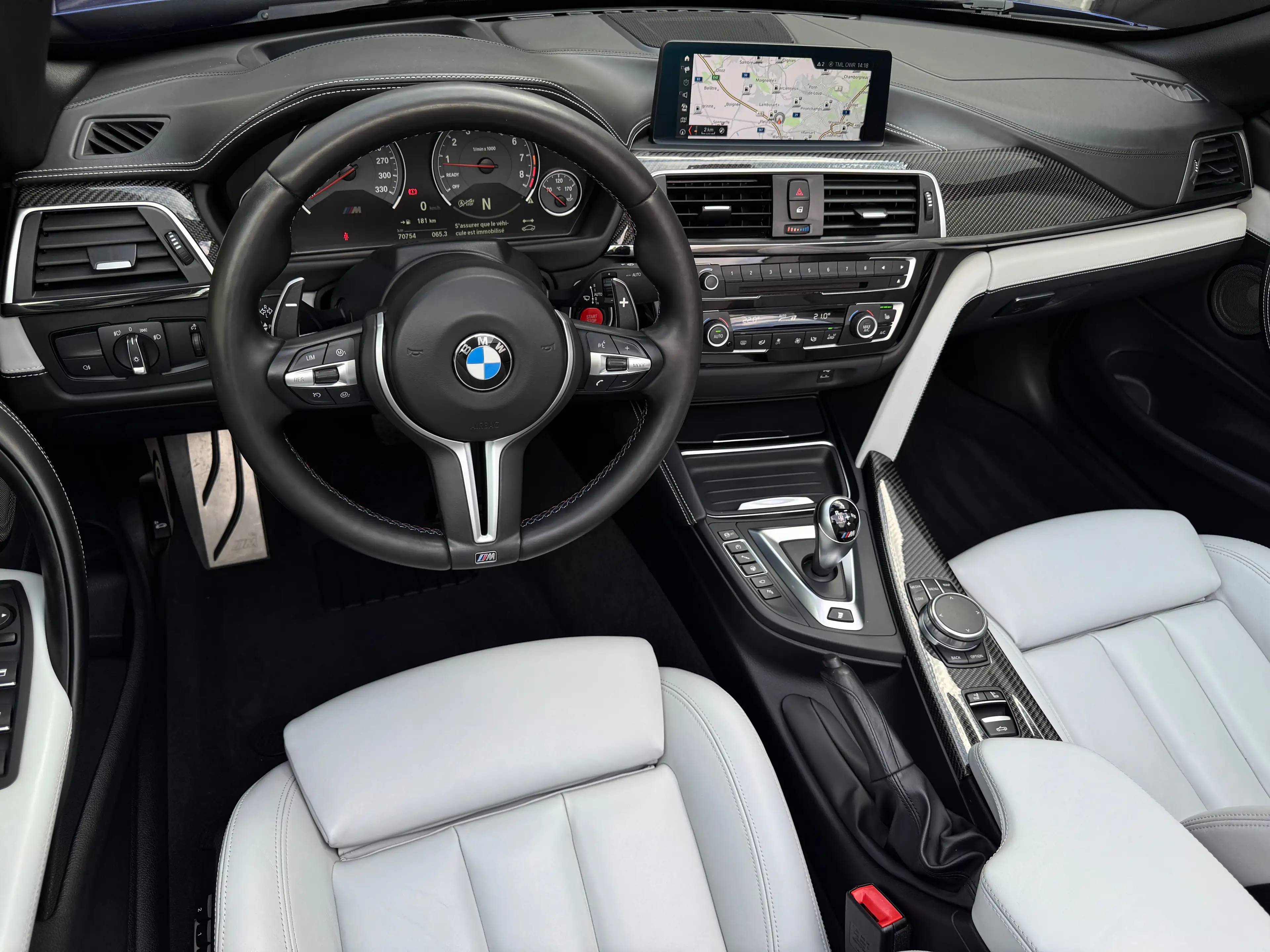 BMW M4 CABRiO 450CV "COMPETiTiON" FULL" SAN MARiNO BLEU" — photo 13