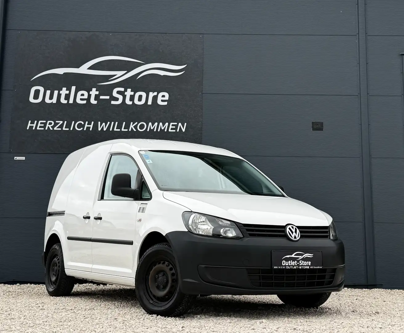 Volkswagen Caddy TDI Kastenwagen*Pickerl NEU 02/2027*Bestpreis* Weiß - 1