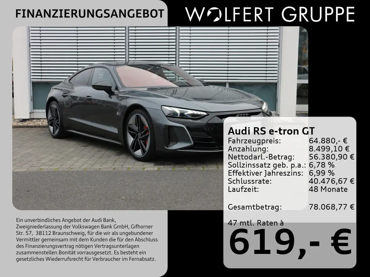 Audi RS e-tron GT ACC*SITZBELÜFTUNG*HUD*360° Gris - 1