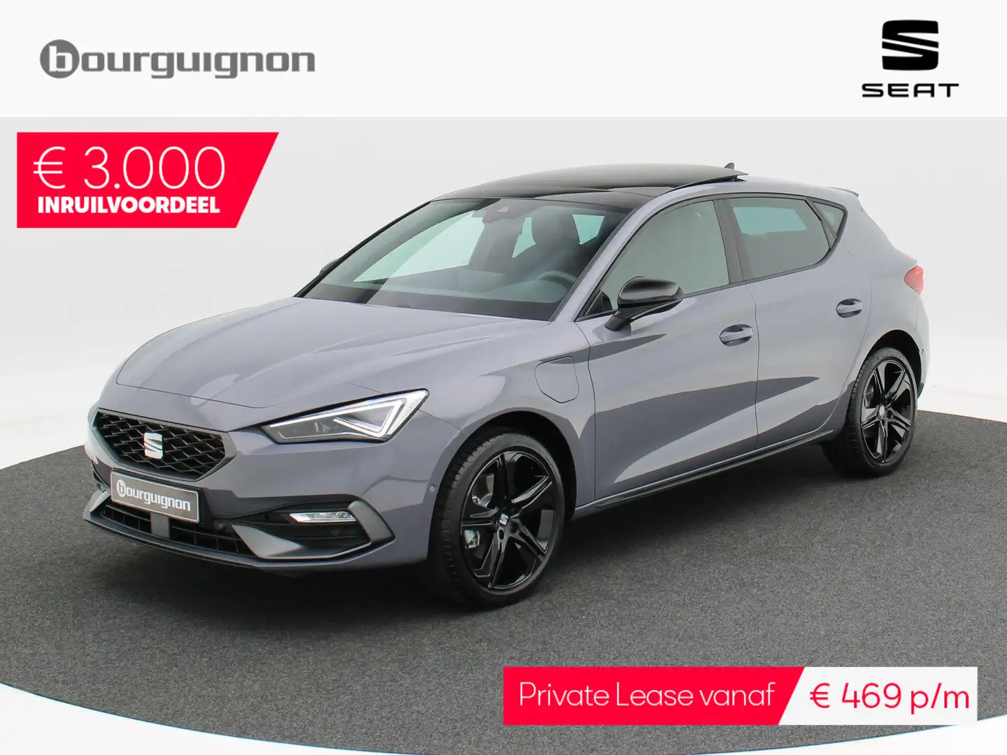 SEAT Leon FR Business 1.5 TSI eHybrid PHEV 204pk | Panoramad Grijs - 1