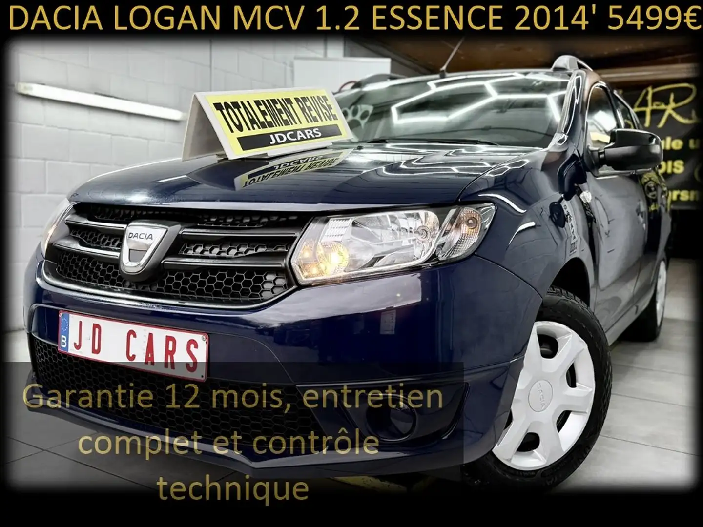 Dacia Logan MCV 1.2 ESSENCE‼️GARANTIE 1 AN CTOK‼️ Bleu - 1