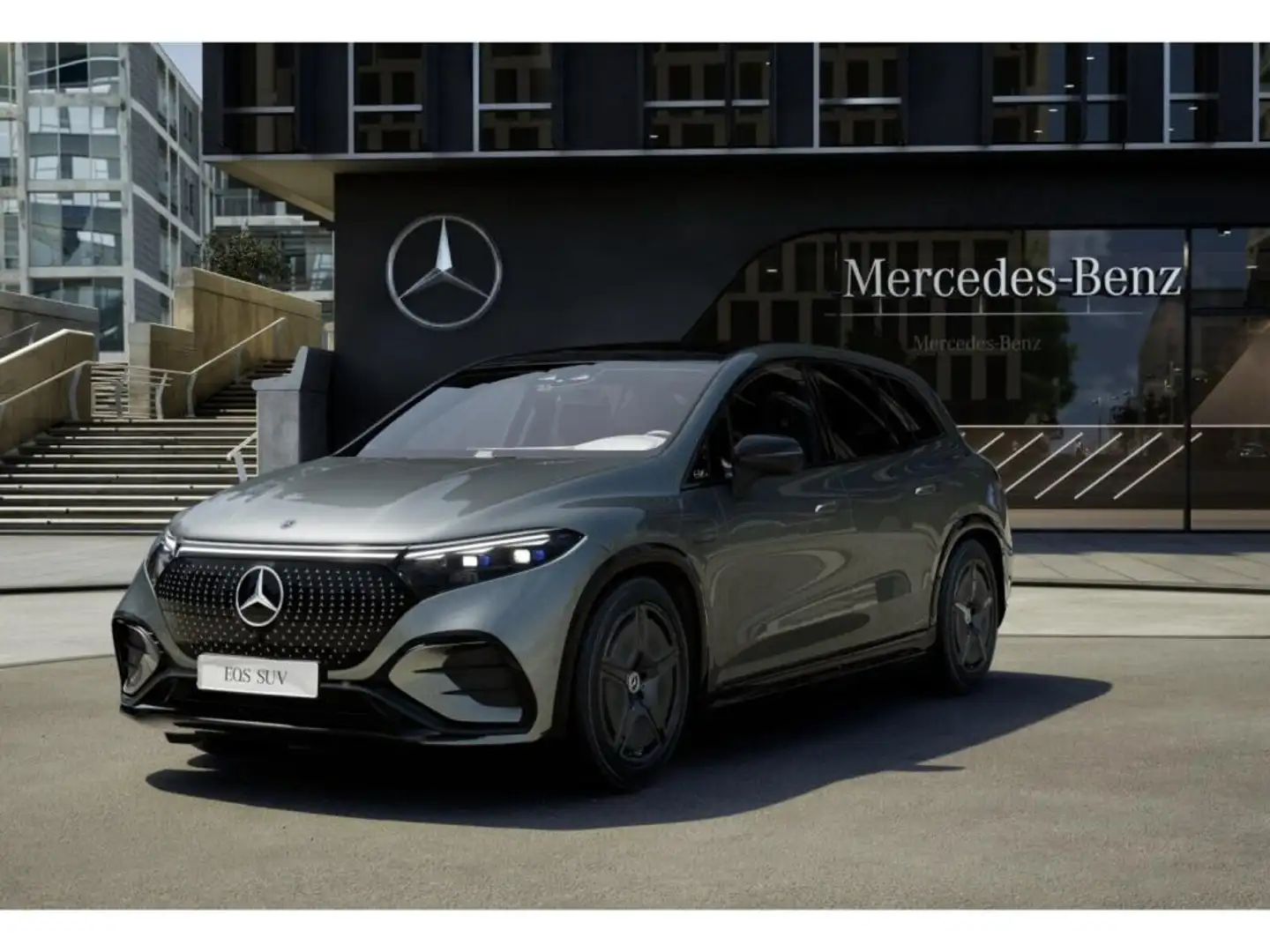 Mercedes-Benz EQS SUV EQS 580 4M SUV AMG-Sport/Hyper/Pano/Burm/AHK/TV Gris - 1