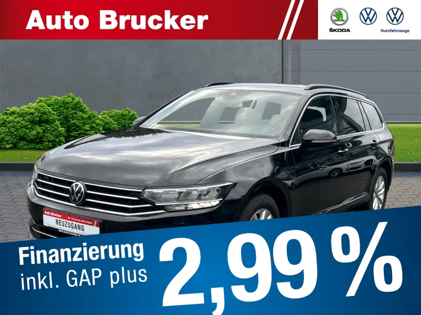 Volkswagen Passat Variant Business 2.0 TDI LED+AHK+Navi+3-Zonen-Klima+SHZ Noir - 1