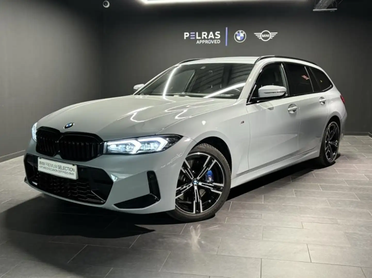 BMW 330 330dA xDrive 286ch M Sport Gris - 1