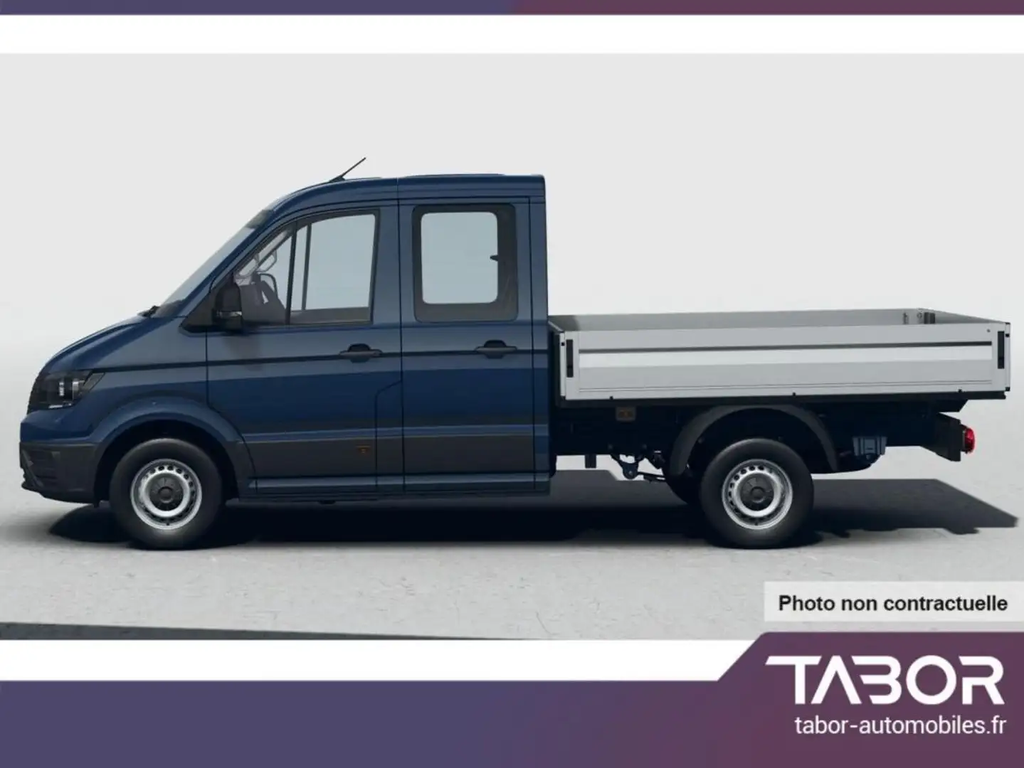 Volkswagen Crafter Pritsche 35 2.0 TDI 140 DOKA Bleu - 2