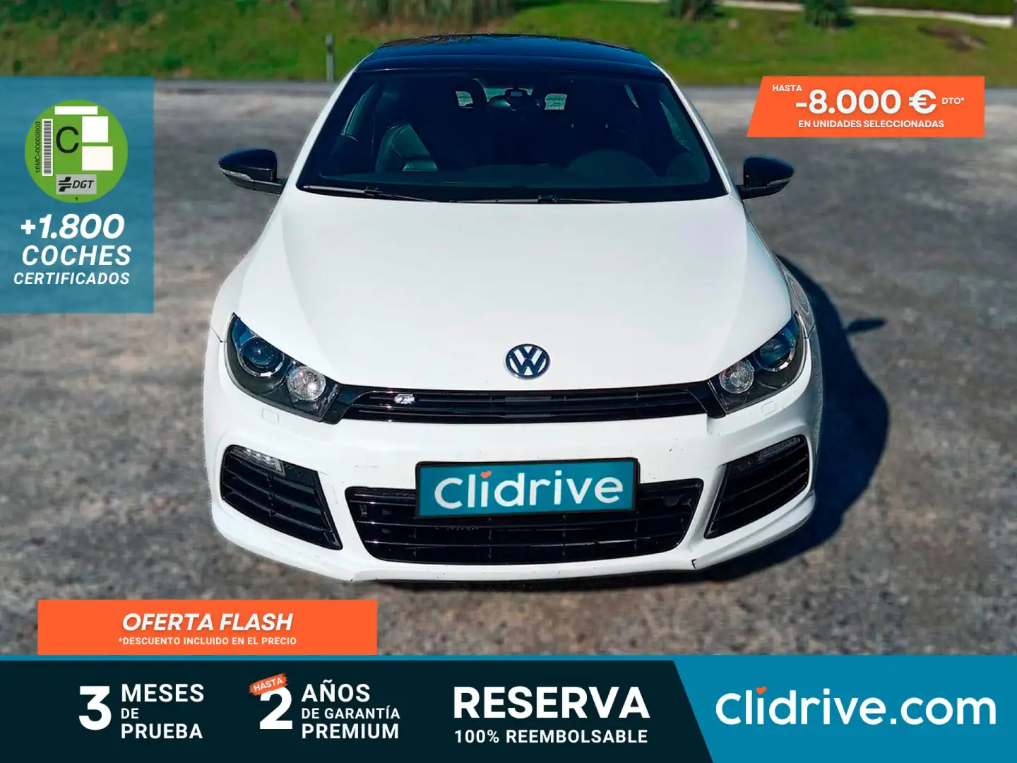 Volkswagen Scirocco 2.0 TSI R Blanc - 1