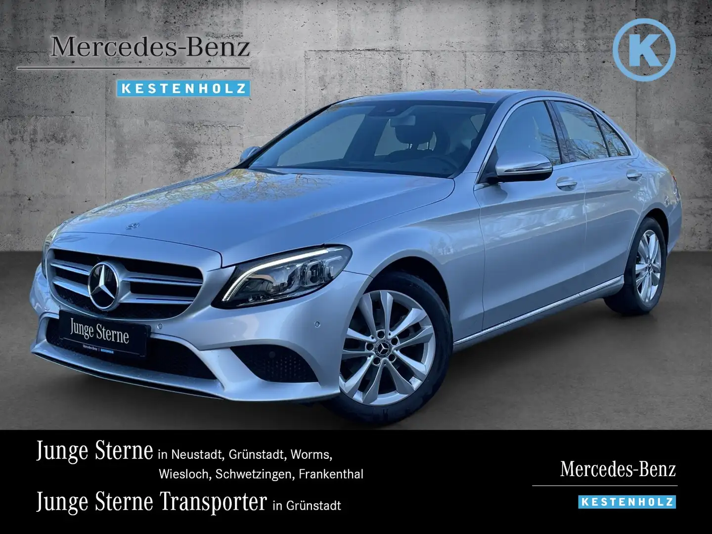 Mercedes-Benz C 180 C 180 AVANTGARDE+KAMERA+MLED+TOTWINKEL+PDC+SHZ Argent - 1