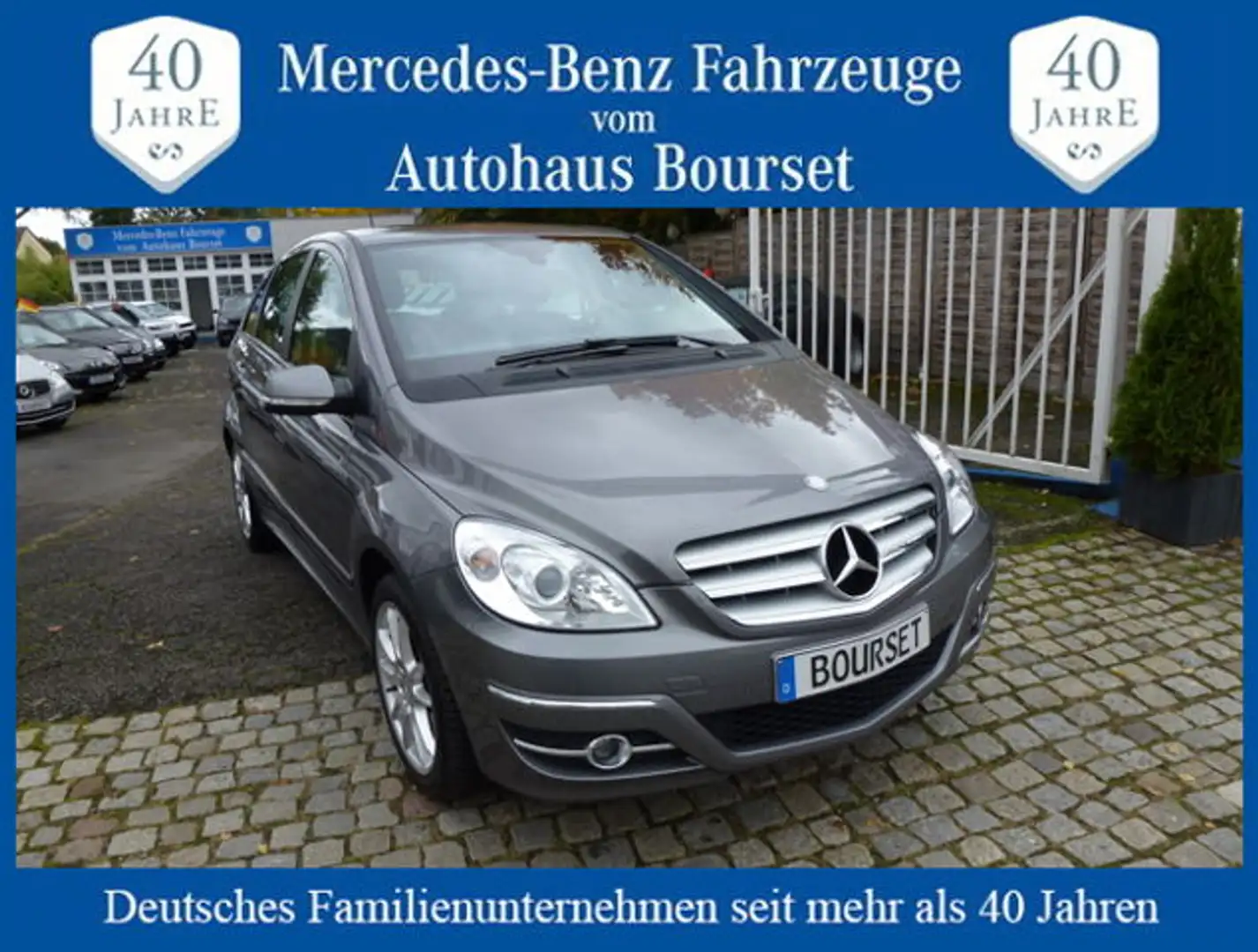 Mercedes-Benz B 200 Autom-Klimaautomatik-Tempomat-69 TKM Grau - 1
