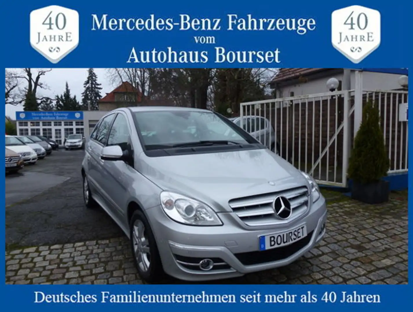 Mercedes-Benz B 170 Autom-Klima-Tempomat-72 TKM-PTS-Alu Argent - 1