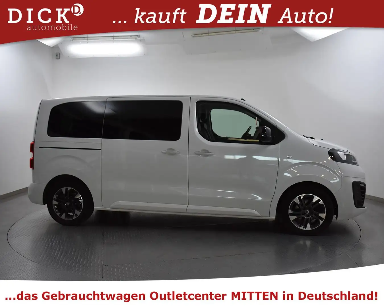 Opel Zafira Life M 2.0d LEDER+NAV+KAM+AHK+XEN+STNDHZ Weiß - 2