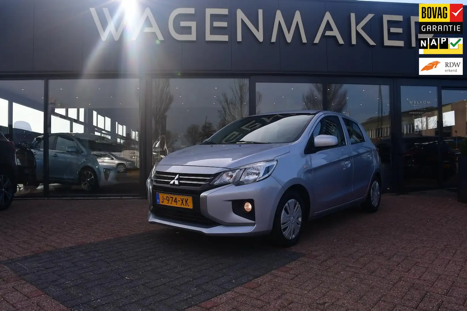 Mitsubishi Space Star 1.0 Cool+ Airco|Elektrische pakket|NAP Grijs - 1