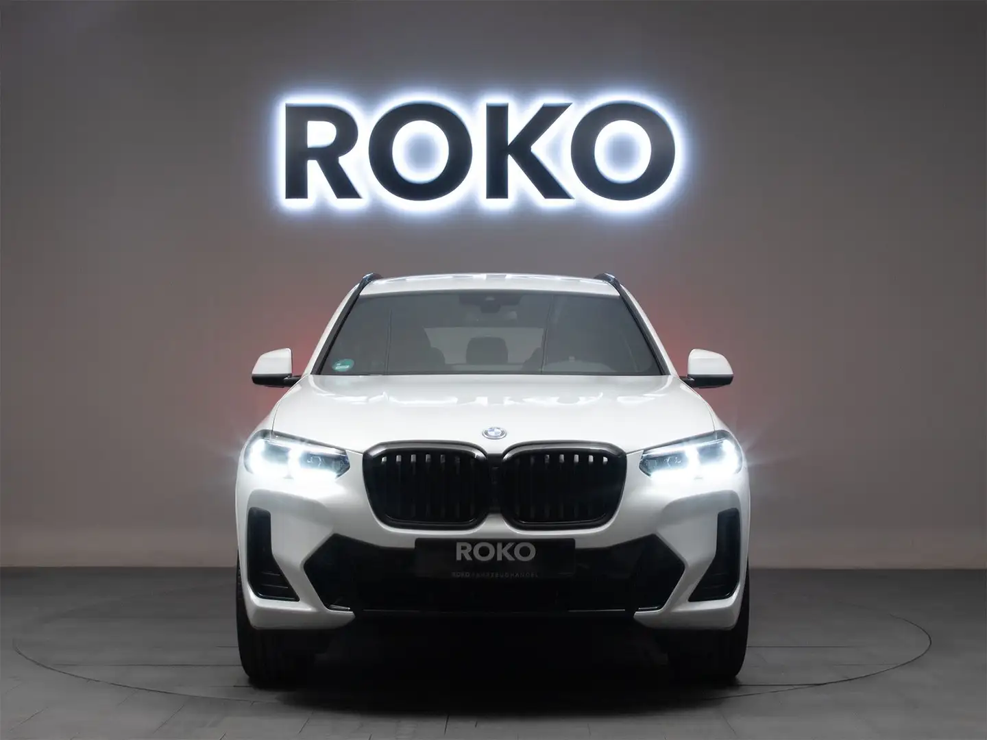 BMW X3 xD 30e M-Sport HuD Keyless 360°Leder LASER. Blanc - 2